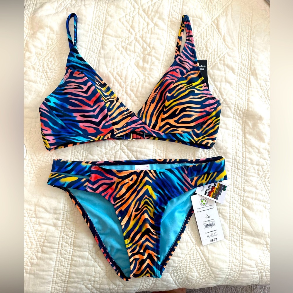 NWT zebra bikini
